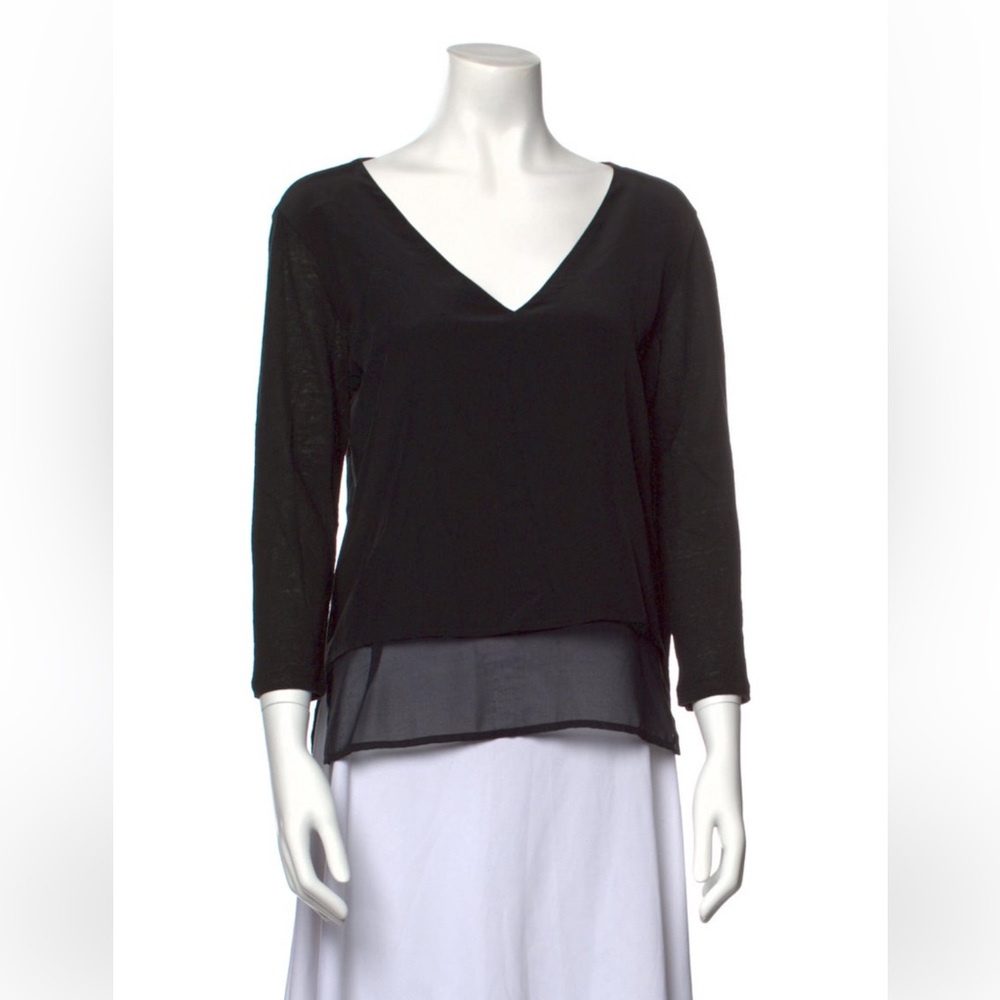 Sandro V-Neck Top